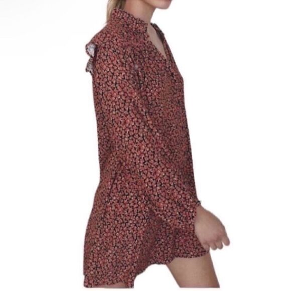Zara Floral Print Long sleeve Oversized Mini
Dress(Size XS) - Picture 1 of 10
